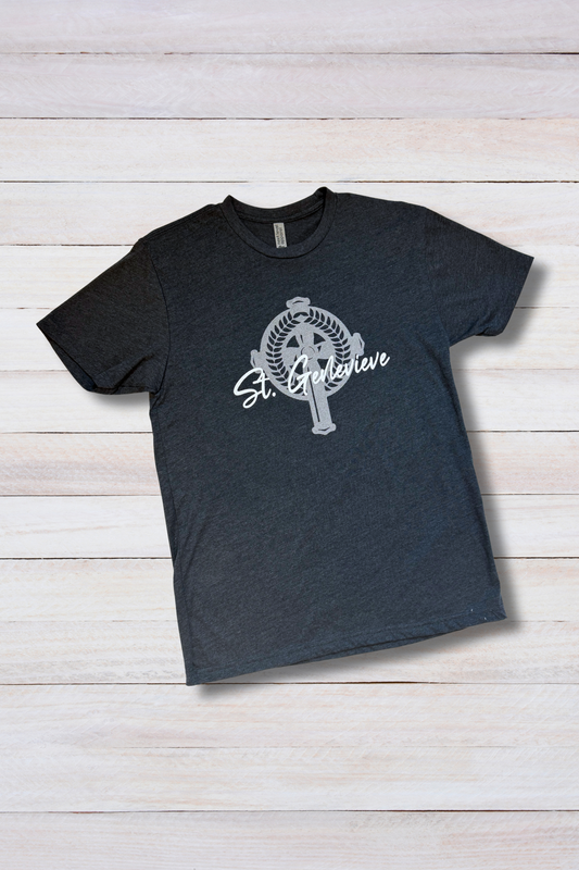 Navy Wheat Cross Soft T-Shirt